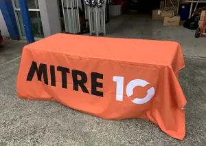 printed mitre 10 table cloth table runner