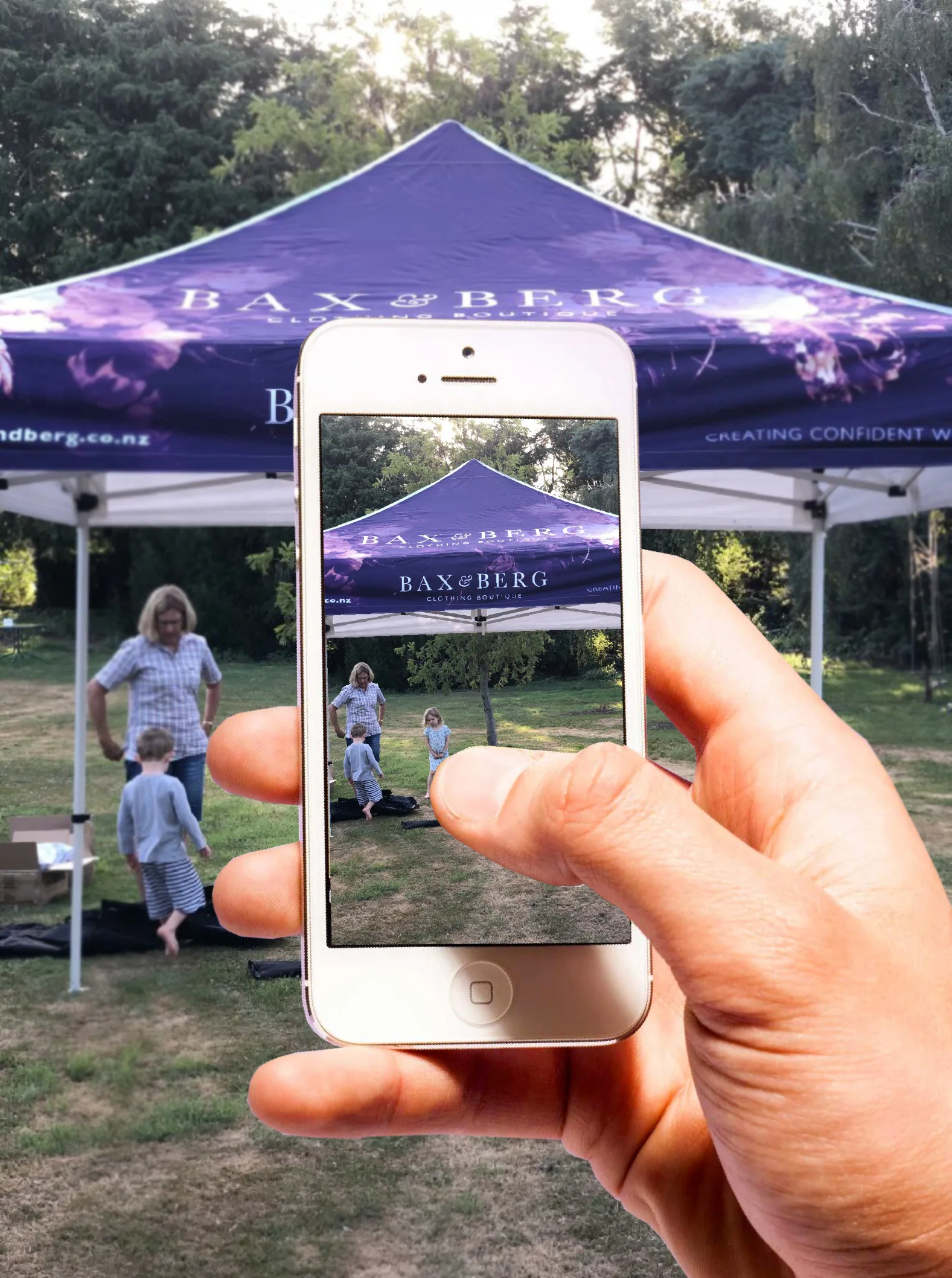 Web testimonials image sent