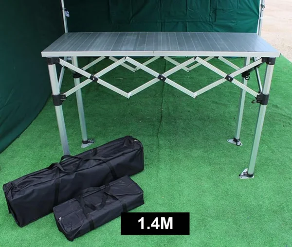 Folding Table Concertina Counter With Aluminium Top - Image 5