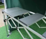 Folding Table Concertina Counter With Aluminium Top - Image 4