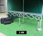 Folding Table Concertina Counter With Aluminium Top - Image 3