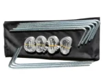 gazebo anchoring kits 8 pegs and 4 guide ropes