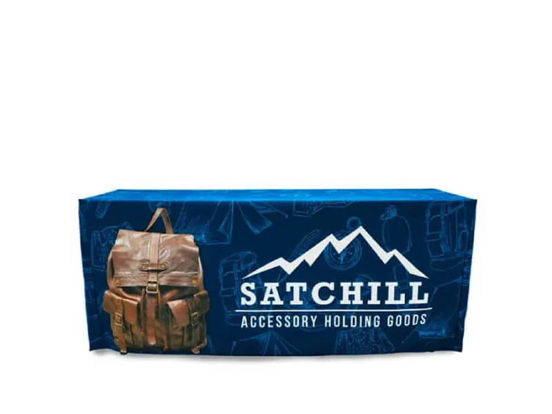 full-colour printed fitted table cover