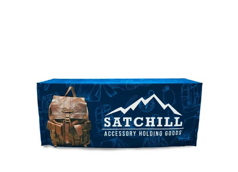 fitted table cover full-colour printed fitted table cover