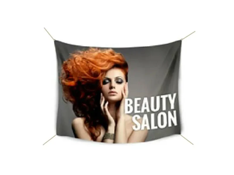 poly silk banner with full colour printing