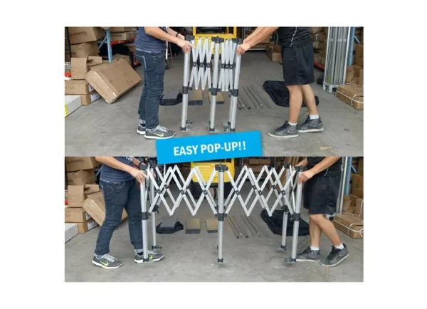 Folding Table Concertina Counter With Aluminium Top - Image 11