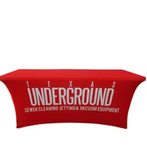 full-colour printed stretched table cover