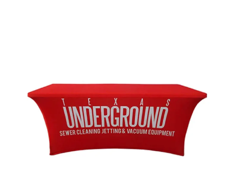 full-colour printed stretched table cover