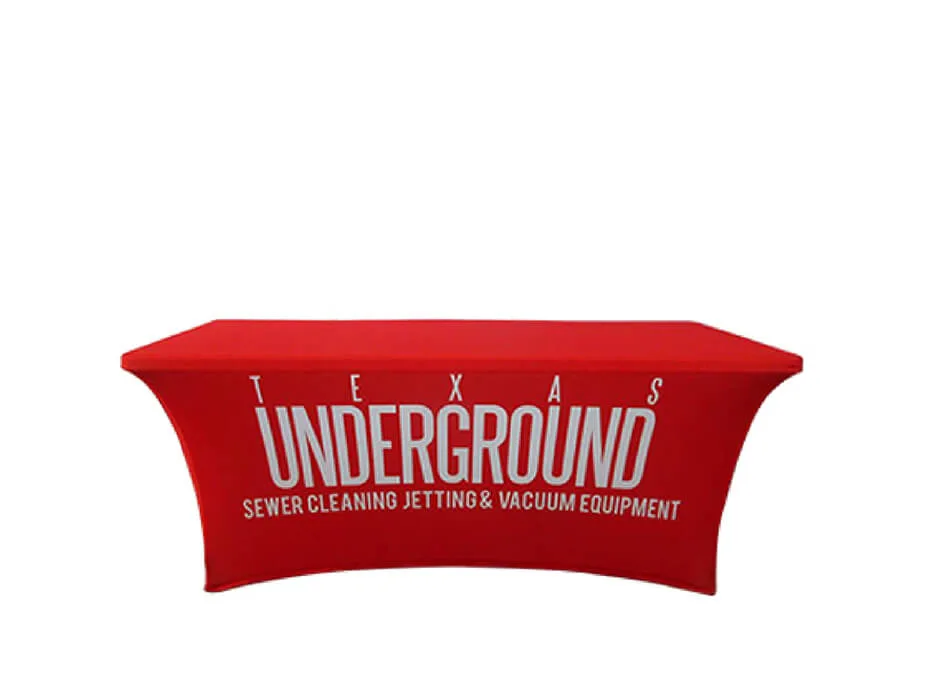 streched table cover full-colour printed stretched table cover