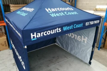 Harcourts Company Commercial Gazebo in Blue