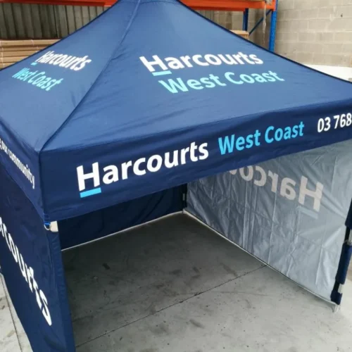 Harcourts Company Commercial Gazebo in Blue