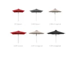 Venus outdoor umbrella 2.8m Octagon - Image 2