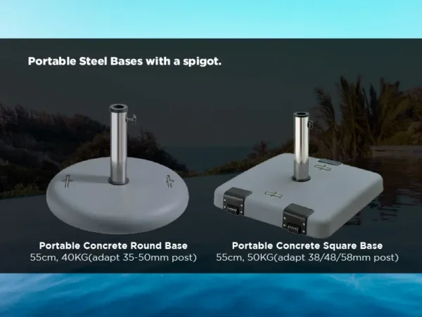 Eventi market umbrella 3.5m Octagon - Image 12