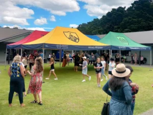 Huanui College uses 4x6 gazebo for school open day