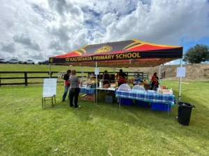 Te Kauwhata School's gazebo used for school fundraising