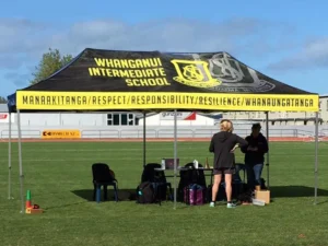 Whanganui intermediate school uses 3x6m gazebo for outdoor events