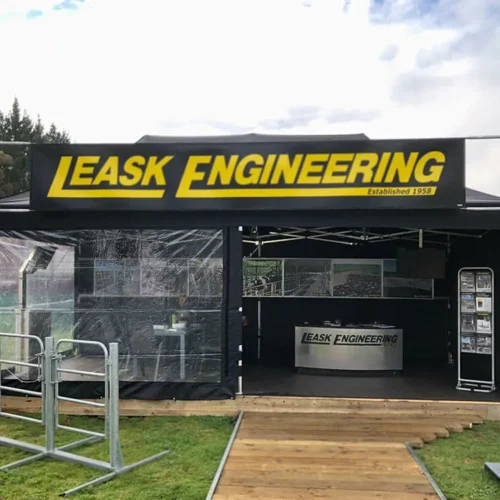 Leask Engineering Company 4x6m Gazebo in Black