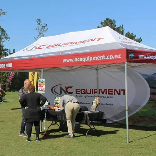 NC equipment Company Commercial Gazebo in White