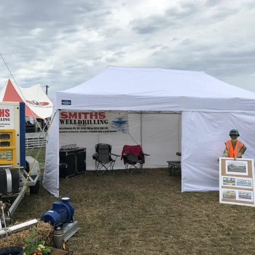 Smiths Welldrilling Company Commercial Gazebo in White