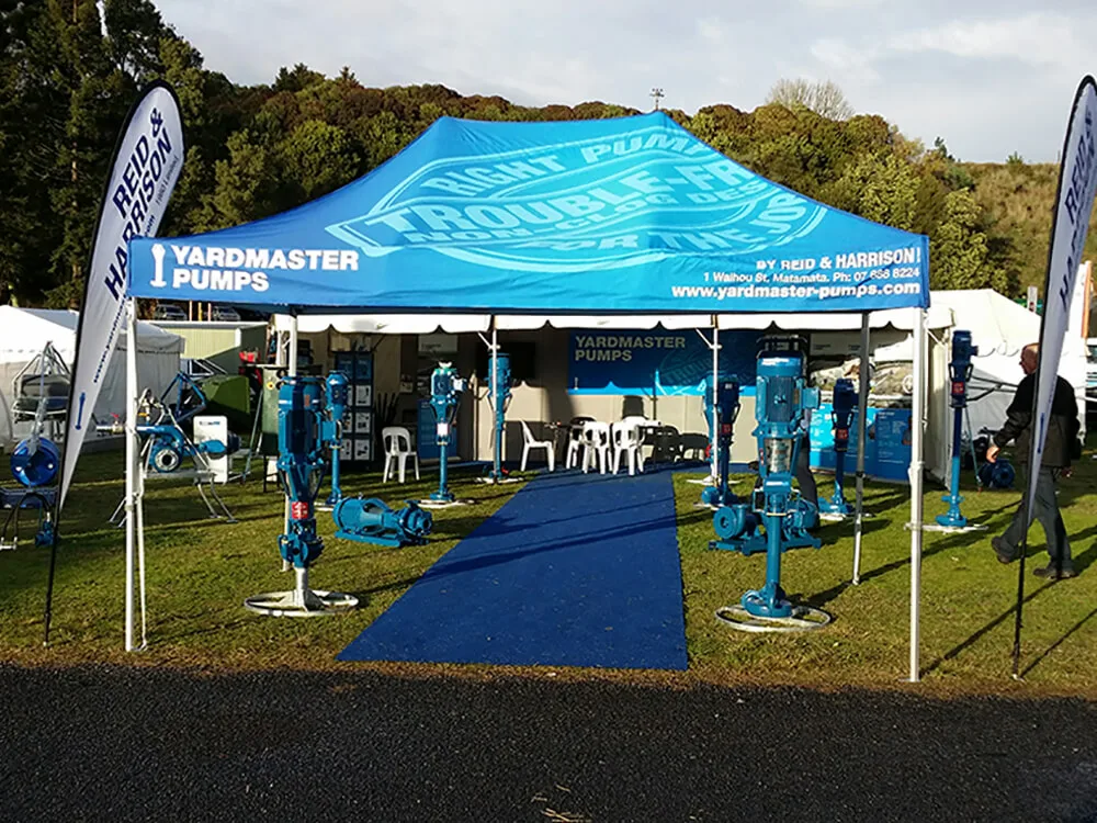 Yardmaster Pumps Company Commercial Gazebo in Blue