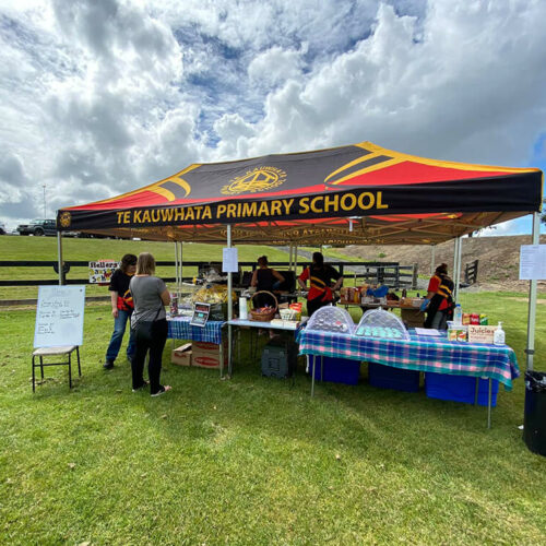 Te Kauwhata Primary School Gazebo for Fundraising Day