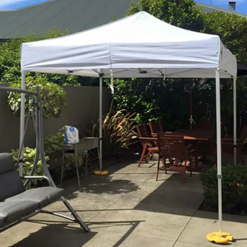 a pop up gazebo for backyard in white