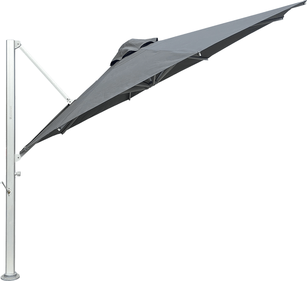 new cantilever umbrella palencia cantilever umbrella in grey