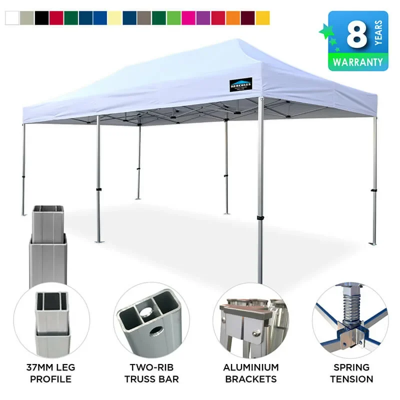 PRO 37 6x3m gazebo - white