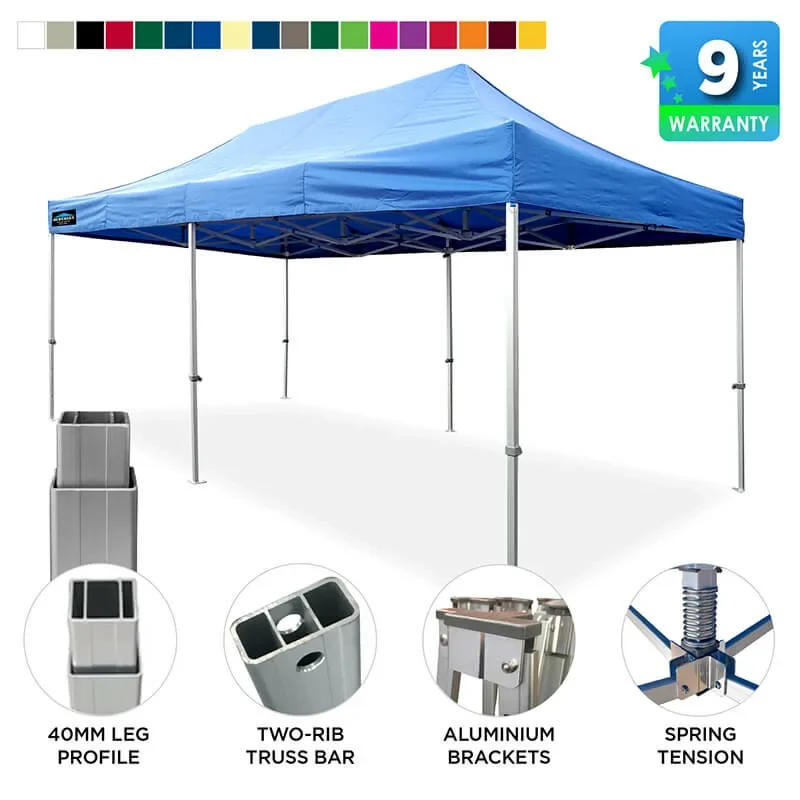 PRO 40 6x3m gazebo - blue