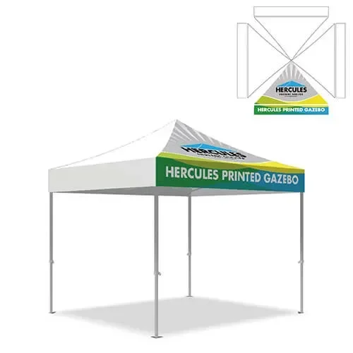 1X Valance Panel 1x Slop Roof 3x3 Gazebo Canopy Printing Panel