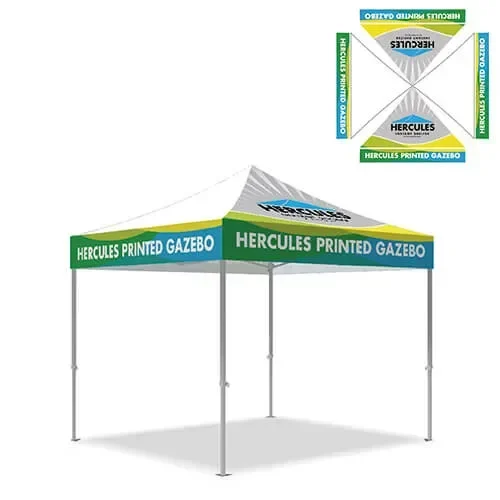 4X Valance Panel 2x Slop Roof 3x3 Gazebo Canopy Printing Panel