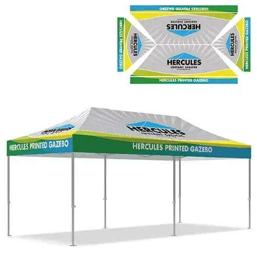 4X Valance Panel 4x Slop Roof 3x6 Gazebo Canopy Printing Panel