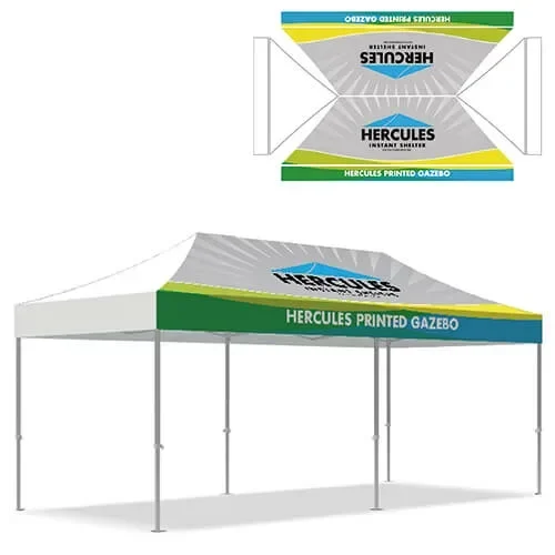 2X Valance Panel 2x Slop Roof 3x6 Gazebo Canopy Printing Panel