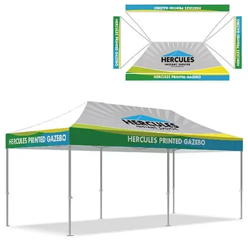 4X Valance Panel 1x Slop Roof 3x6 Gazebo Canopy Printing Panel