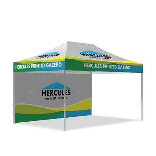 1X Printed Back Wall Custom Gazebo