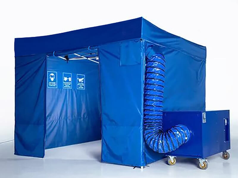 3x3m flat roof gazebo flat roof gazebo in blue