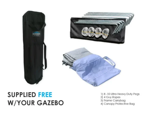 Compact Gazebo 3x3m - Image 8