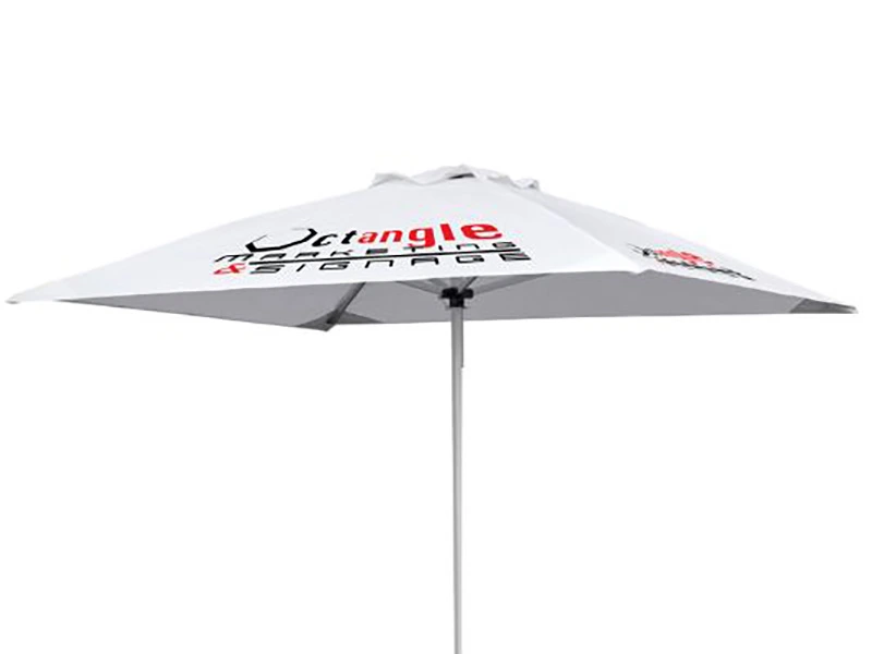 Branded Cafe Umbrella with full logo printing