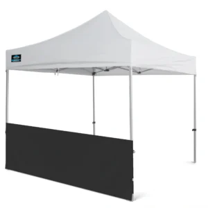 gazebo half wall set in black