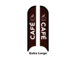 cafe flag feather flag extra large