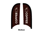 coffee flag feather flag medium