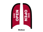 open flag feather flag medium