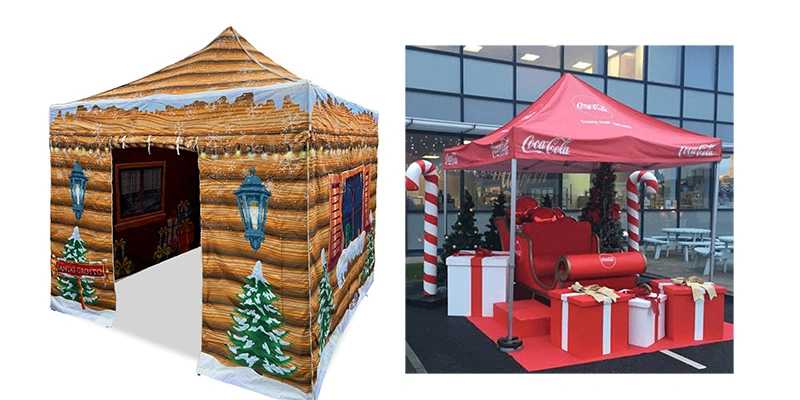 gazebo use ideas - christmas photo booth