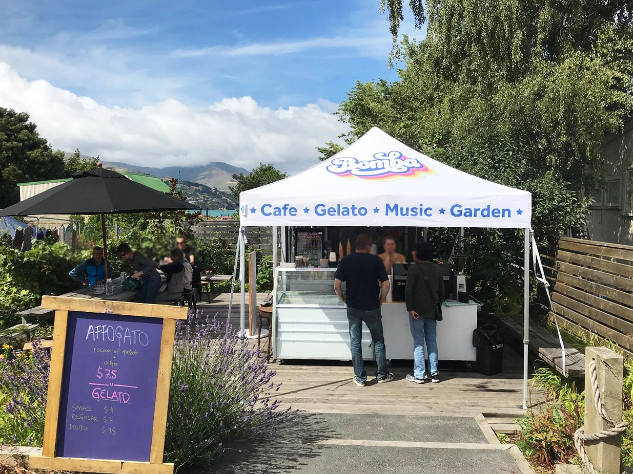 How to set up a pop-up food stall – using a Hercules Gazebo for a café or gelato stall