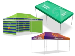 6x3m custom printed gazebo options