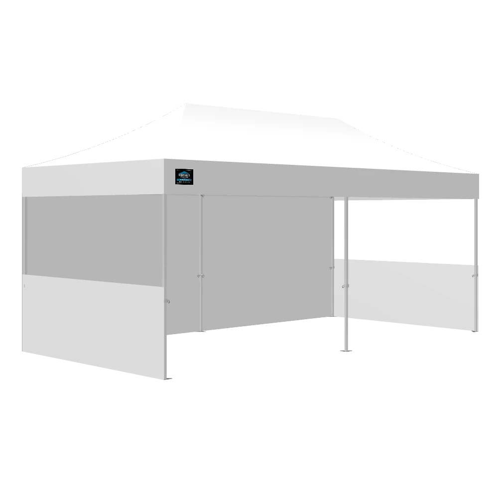 Full Roof + 1 Soild Wall  + 2 Half Wall